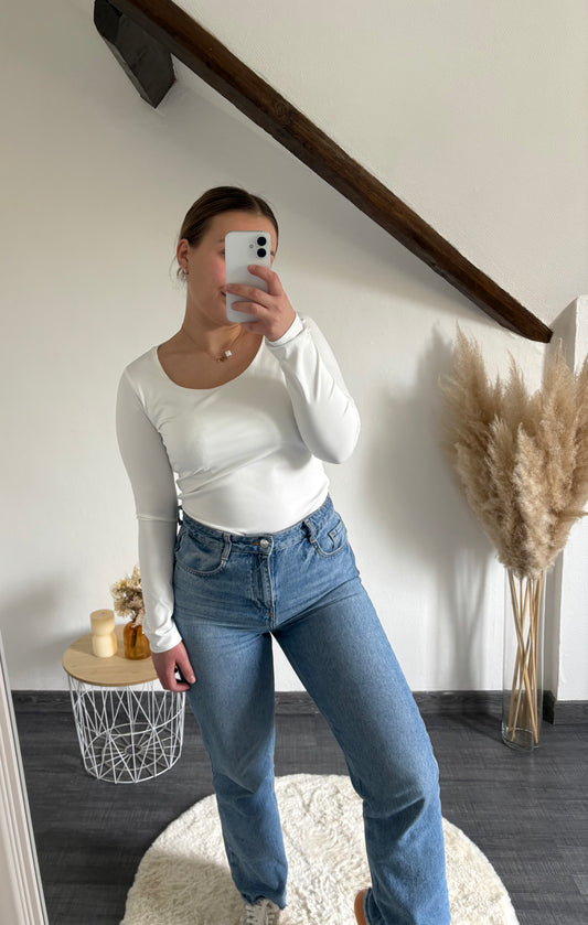 T-shirt manches longues Alma – haut basique chic et confortable