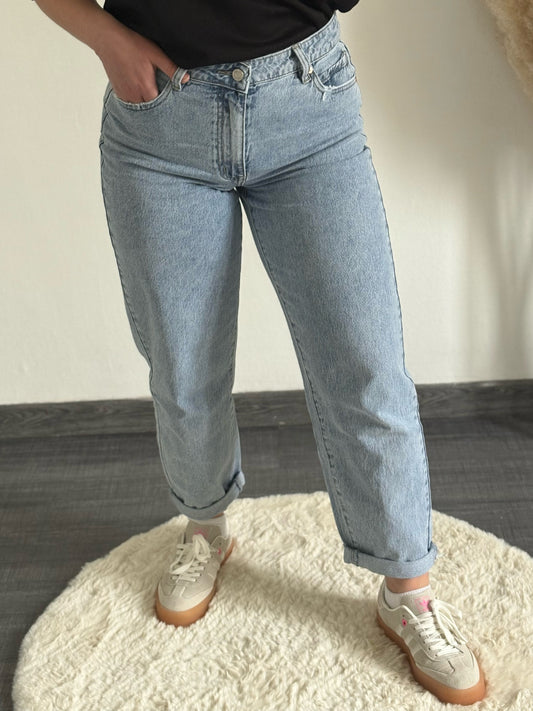 Jean mom taille haute femme – Mila (coupe tendance)
